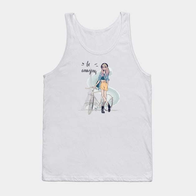 Be Amazing! Tank Top by EveFarb